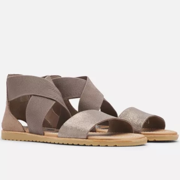 SOREL | Ella Sandal- Ash Brown - Picture 1 of 12